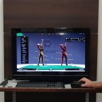 Motion Golf on screen